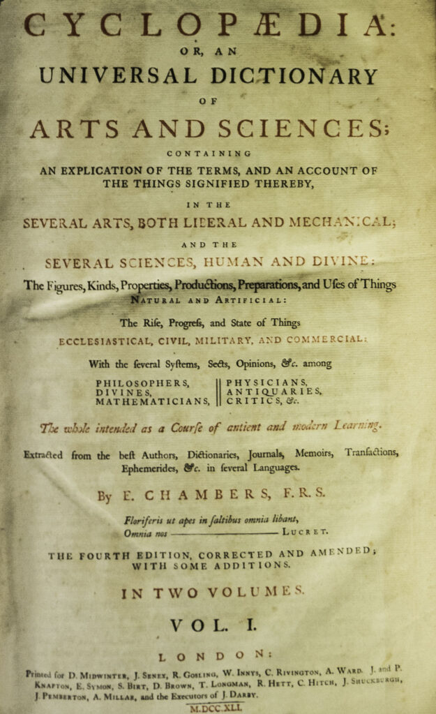 chambers Cyclopaedia pt