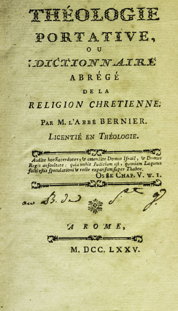 holbach-bernier théologie pt