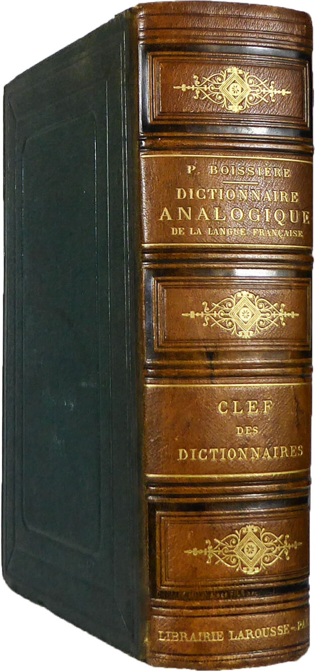 BOISSIERE dictionnaire analogique langue française rel