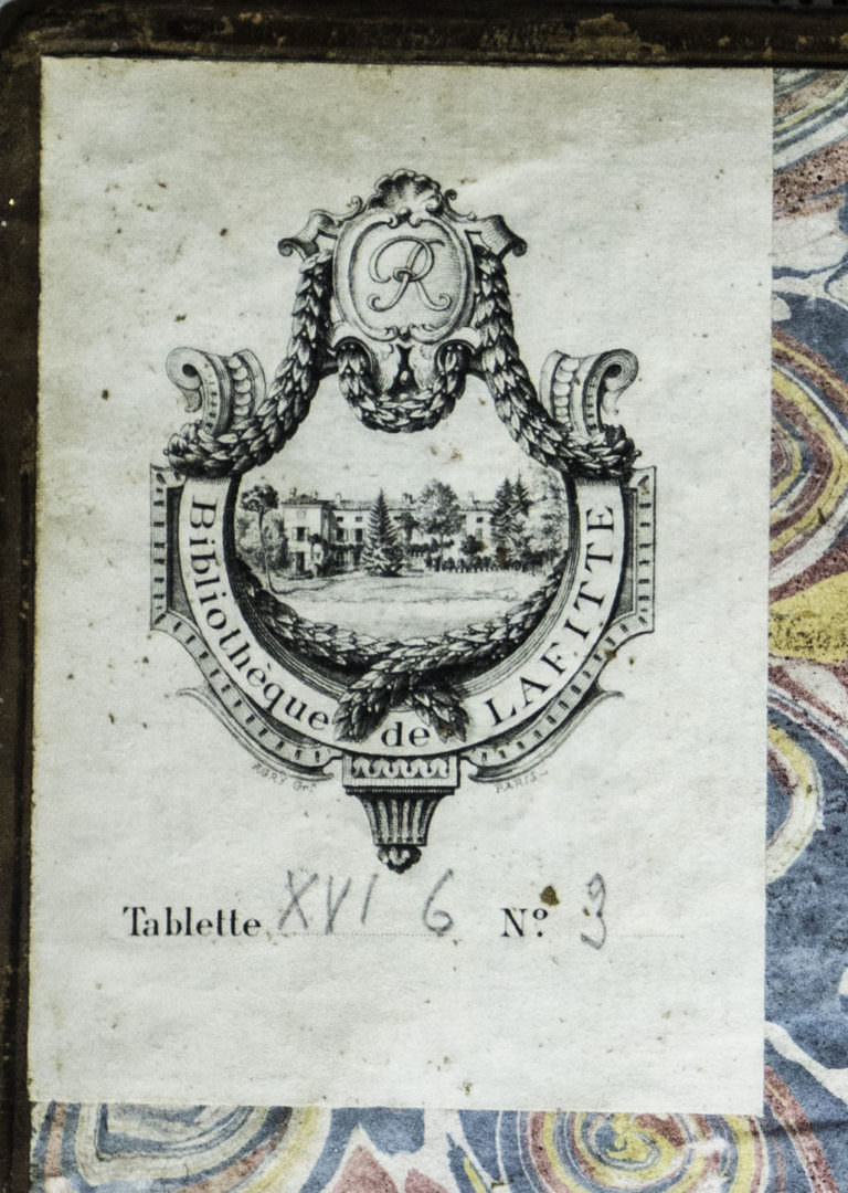 DIDEROT ex libris lafitte-vigordane