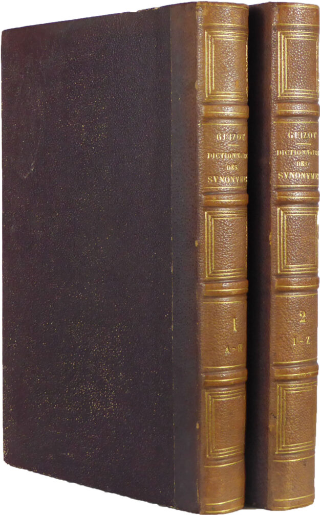 GUIZOT synonymes 1850 rel