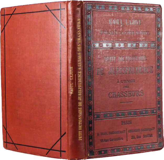 LAJOYE jurisprudence chasseurs 2rel