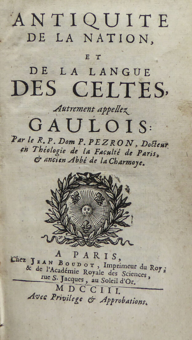 PEZRON antiquité celtes gaulois pt