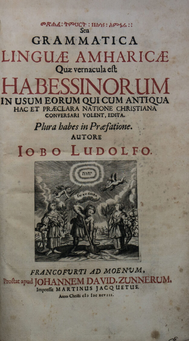 LUDOLF grammatica linguae amharicae lexicon pt