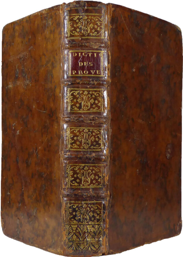 PANCKOUCKE proverbes rel