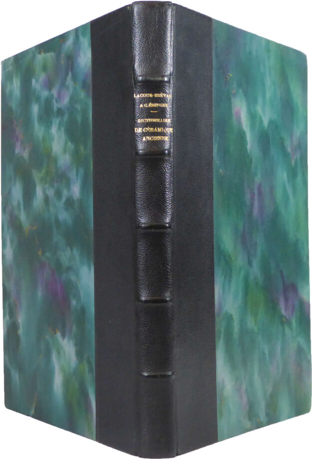 LACOUR Breval céramique ancienne rel