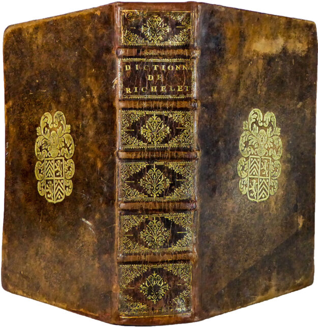 RICHELET dictionnaire françois 1680 rel