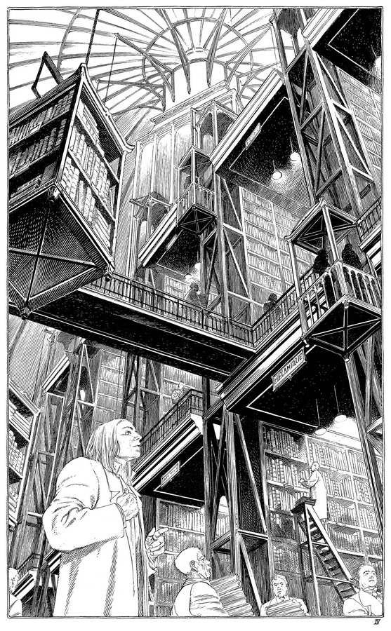 06-Revoir-Paris_Francois-Schuiten_Entraillesbibliotheque - Le Dicopathe