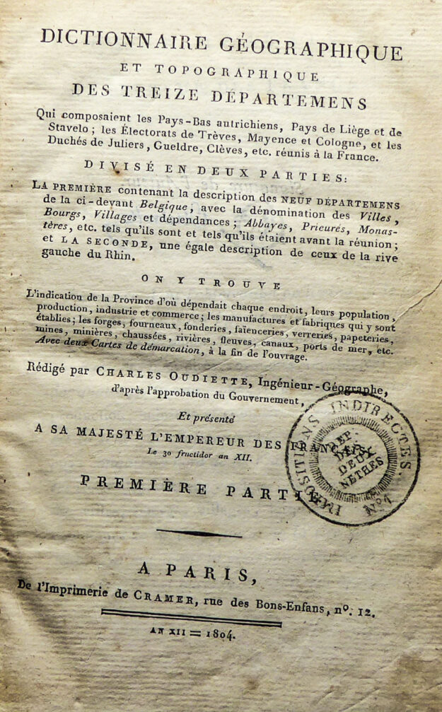 OUDIETTE départemens pt