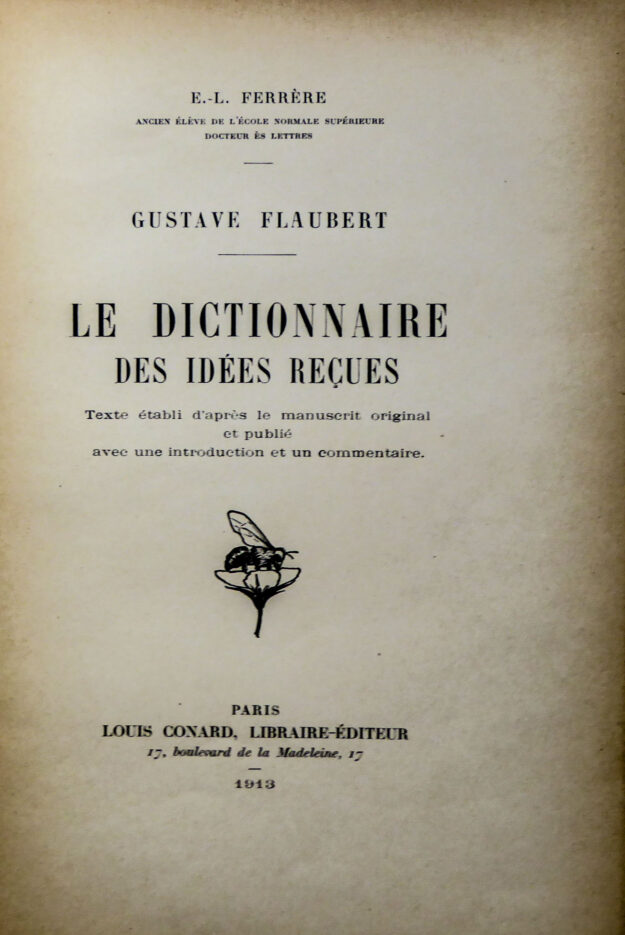 FLAUBERT idées reçues pt