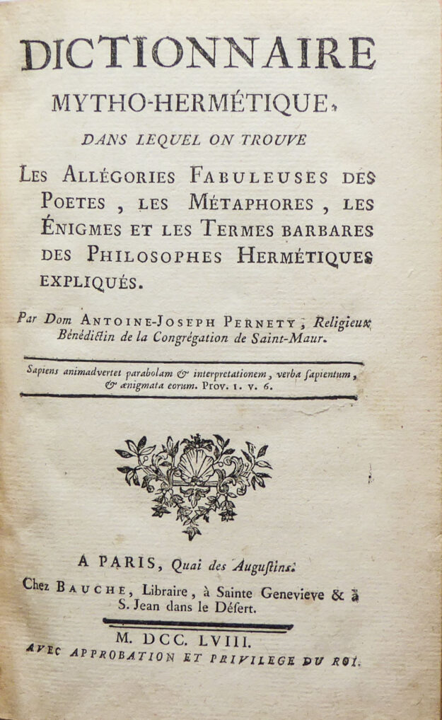 PERNETTY mytho hermétique pt