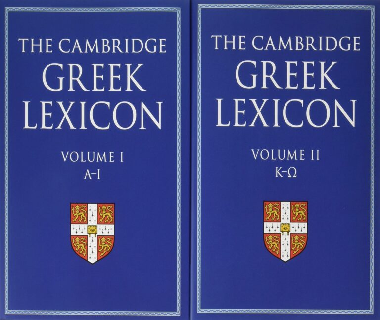 Cambridge greek lexicon